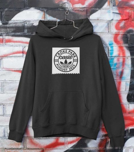 Oasis Croke Park August Dublin Black Hoody 2025