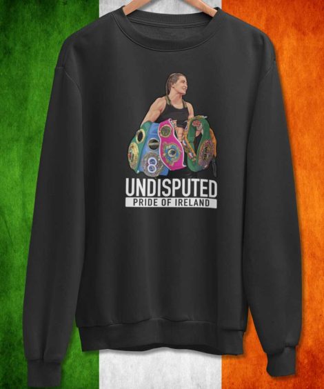 Katie Taylor The Undisputed Pride of Ireland - Croke Park 2026 (Black Sweatshirt)